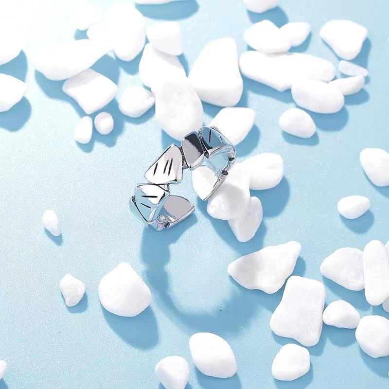 "The Temperature of the Stone" Couple Ring Cold Wind Premium Trend Ring Men's and Women's Living Ring Niche Design
