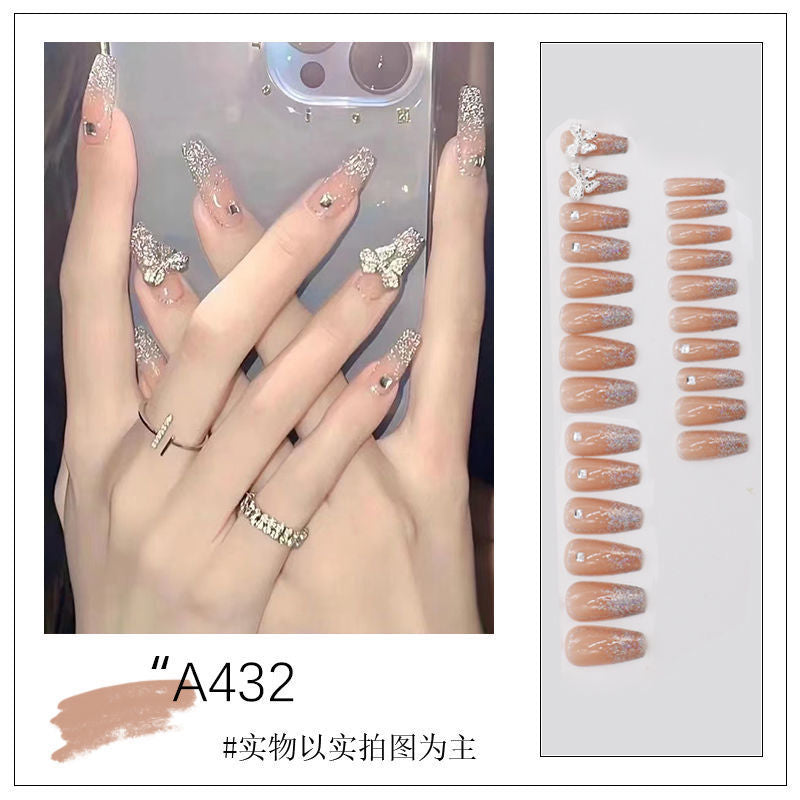 Nail Patch Fake Nail Removable Wearable Nail Internet celebrity Popular Nail Patch Finished Nail Patch Medium and Long Nail Patch