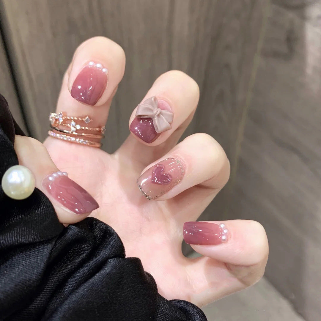 Nail Patch Fake Nail Removable Wearable Nail Internet celebrity Popular Nail Patch Finished Nail Patch Medium and Long Nail Patch