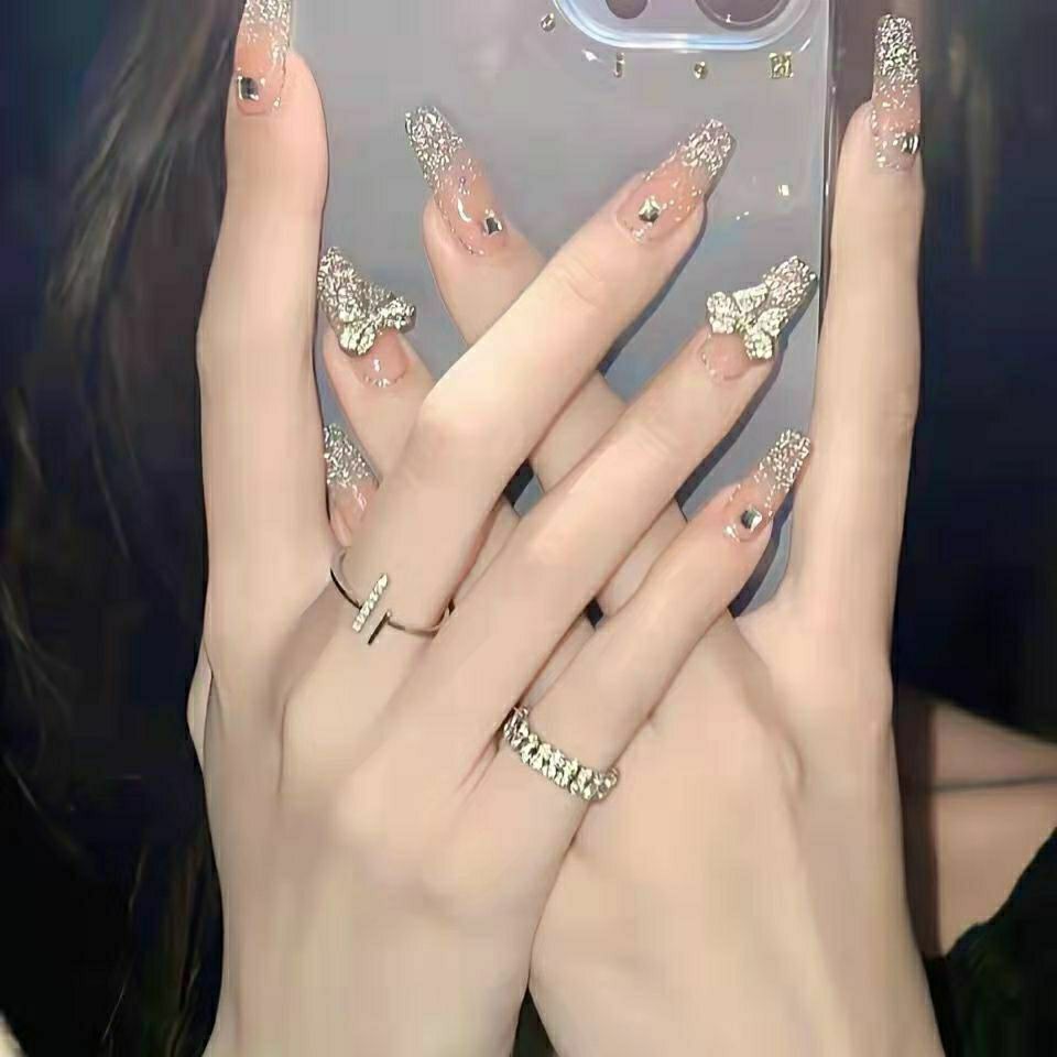Nail Patch Fake Nail Removable Wearable Nail Internet celebrity Popular Nail Patch Finished Nail Patch Medium and Long Nail Patch