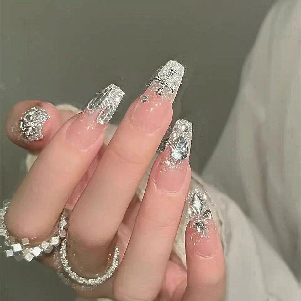 Nail Patch Fake Nail Removable Wearable Nail Internet celebrity Popular Nail Patch Finished Nail Patch Medium and Long Nail Patch