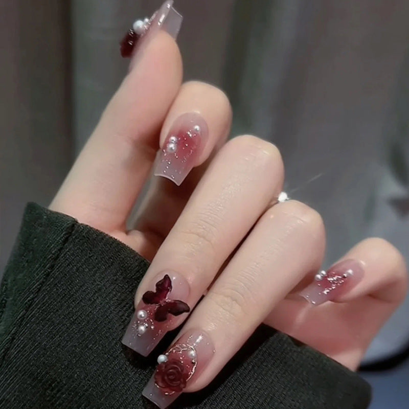 Nail Patch Fake Nail Removable Wearable Nail Internet celebrity Popular Nail Patch Finished Nail Patch Medium and Long Nail Patch
