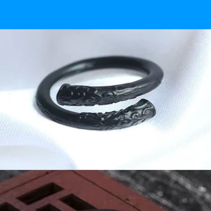 [In Stock]Black Myth Wukong Ring Men's and Women's Talk Westward Journey Couple Ring Douyin Same Golden Hoop Rope Ring Couple Ring