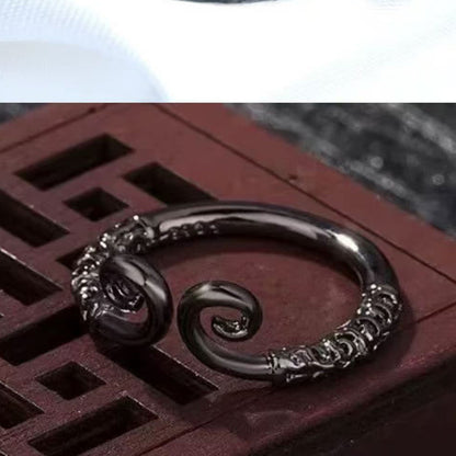 [In Stock]Black Myth Wukong Ring Men's and Women's Talk Westward Journey Couple Ring Douyin Same Golden Hoop Rope Ring Couple Ring