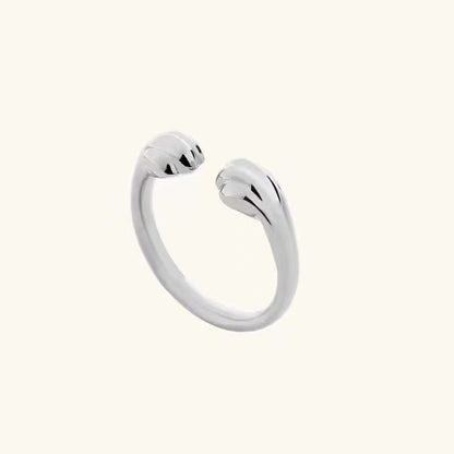 [In Stock]Cat claw ring open ring girl heart cute cat step mark ring senior design couple ring