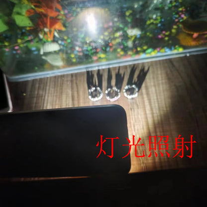 [In Stock]Luminous blue star element ring, female niche unique design, high-end sense, personalized index finger ring, girlfriend accessories