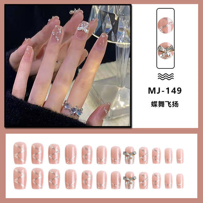 Nail Patch Fake Nail Removable Wearable Nail Internet celebrity Popular Nail Patch Finished Nail Patch Medium and Long Nail Patch