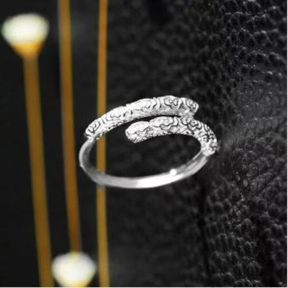 [In Stock]Black Myth Wukong Ring Men's and Women's Talk Westward Journey Couple Ring Douyin Same Golden Hoop Rope Ring Couple Ring